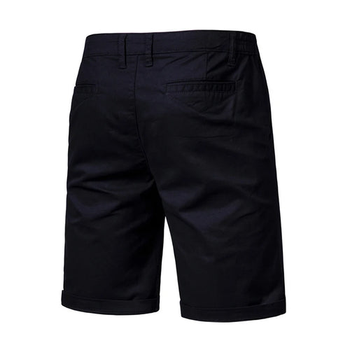 Men Summer Casual Business Shorts Elastic Waist Gym Running Shorts