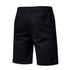 Men Summer Casual Business Shorts Elastic Waist Gym Running Shorts