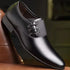 Classic Point Toe Men’s Dress Shoes for Business and Formal Occasions – Stylish Lace-Up Brogue Casual Footwear for Every Man's Wardrobe