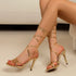 Elegant Summer Strap Open Toe High Heels for Women, Fashionable Party Pumps
