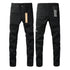 24fw American Fashion Retro Washed Ripped Denim Pants