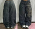 Baggy Jeans Streetwear Harajuku High Waist Multi Pocket Washed Denim Jeans For Men And Women