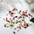 50pcs 3D Kawaii Colorful Leaf Nail Art Charms - Mixed Resin Nail Decorations and Acrylic Rhinestones for DIY Manicure Accessories and Press-On Nails