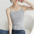 Stylish Women's Solid Color Sleeveless Sling Camisoles & Crop Tops - Slimming Vests for Comfortable Layering and Everyday Wear