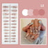 24Pcs Removable Coffin Ballet False Nails - Full Finished Press On Nail Patches for Girls, Perfect for Halloween and Everyday Wear