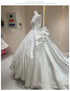 Luxurious Wedding Gown For Women Customized Satin Design