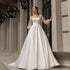 Luxury Lace Appliques Wedding Dresses A Line Formal Gowns
