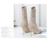 Sexy Sock Boots Knitting Stretch High Heels for Women Fashion Shoes Ankle Boots