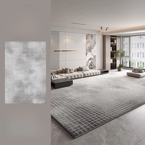 Modern Style Plush Carpet Large Area Rug Thick Washable Lounge Floor Mat Fluffy Soft Home Decor