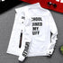 Men's Slim Fit Ripped Denim Jacket with Print for Hip Hop Style - Trendy Outerwear for Dance and Casual Wear