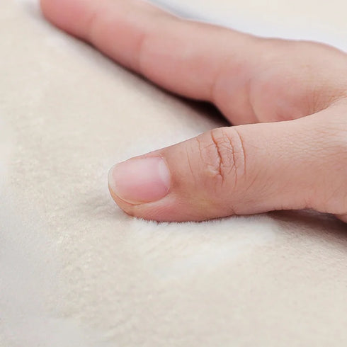 Luxury Nordic Bedroom Decor Plush Round Area Rug Washable Non Slip Mat Minimalist Carpet for Living Room