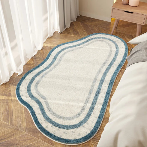 Shaped Bedroom Carpet Soft Modern Home Decoration Aesthetics Cloud Rug