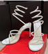Rhinestone Snake Stiletto Gladiator Sandals For Wedding