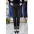 Elastic Waist Jeans For Women High Waist Wide Leg Denim Pants Loose Fit Casual Trousers