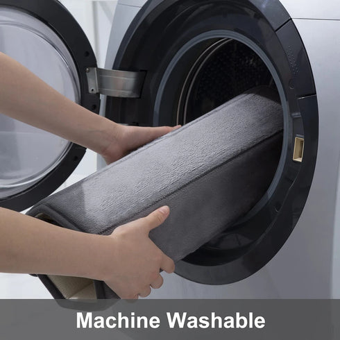 Absorbent Non-Slip Bath Mat Soft Memory Foam Bathroom Rug Machine Washable Foot Mat