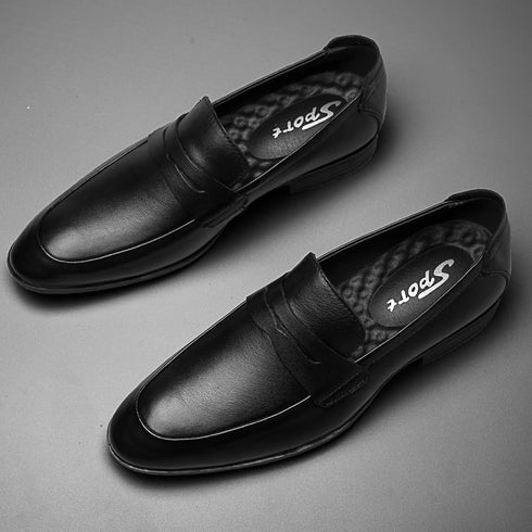 Luxury Handmade Men's Casual Loafer Shoes - Genuine Leather Slip-On Moccasins for Formal and Everyday Occasions