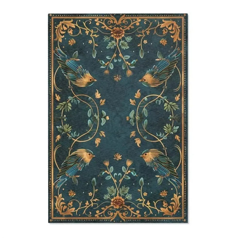 Floral Persian Area Rug Modern Classic Carpet for Living Room and Bedroom Decor