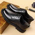 Men's Leather Oxford Shoes for Business and Office Wear Comfortable Slip-Resistant Flats