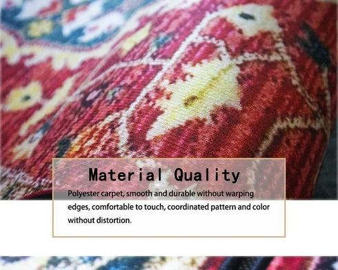 Retro Persian Style Carpet Large Area Rug for Living Room Bedroom Decoration