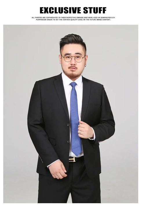 Men's Formal Suit Blazer and Pants Set for Weddings and Office Wear