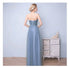 Elegant Sleeveless Tulle A-Line Bridesmaid Dress With Satin Belt And Lace Up Bow For Weddings