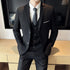 Fashion Business Casual Suit Set for Men with Vest and Trousers for Wedding