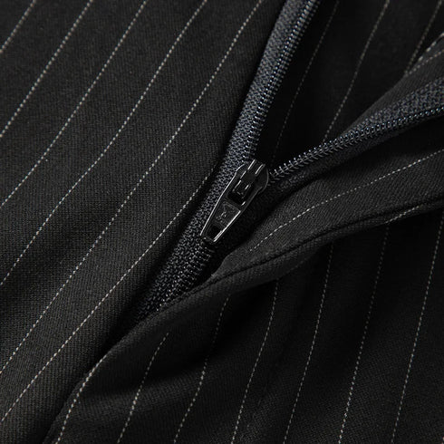 Business Casual Suit Three-Piece Set with Vest and Trousers in Fashionable British Style