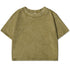Slim Washed Cotton T-Shirt Women Casual Sport Short Sleeve Retro Tee Shirt