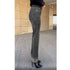 Elastic Waist Jeans For Women High Waist Wide Leg Denim Pants Loose Fit Casual Trousers
