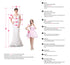 Short Wedding Dress Column Big Bow Civil Gowns Mini Bridal