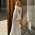 Suninheart White Off The Shoulder Bodycon Dress Wedding Guest Dress for Women