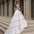 Luxury Lace Appliques Wedding Dresses A Line Formal Gowns