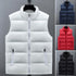 Men's Thermal Sleeveless Padded Vest - Casual Outdoor Body Warmer for Hiking and Winter Wear, Stylish and Functional Down Cotton Jacket, Windproof Design, Perfect for Autumn and Winter Adventures