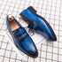 Stylish Italian Leather Penny Loafers for Men - Classic Dress Shoes for Weddings and Formal Events, Available in Big Sizes 38-48