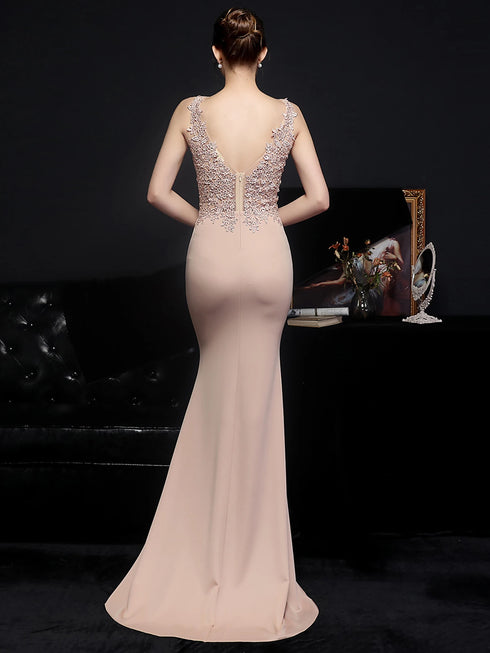Sexy Elegant Luxury Wedding Evening Long Dresses for Women Rhinestone Prom Party Dresses Summer Dress