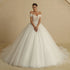 BEPEITHY Customized Luxury Strapless A Line Glitter Wedding Dresses