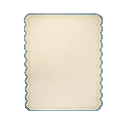 Minimalist Irregular Carpet for Living Room and Bedroom Creative Plush Rug for Large Area and Baby Crawling Mat