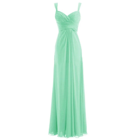 A Line Chiffon Sweetheart Bridesmaid Dress For Evening With Pleated Off Shoulder Silhouette And Lace Up Back