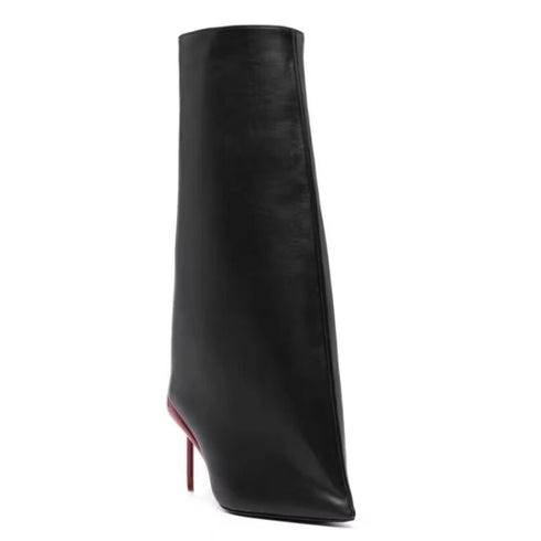 Elegant Pointed Open Toe Slim High Heel Sandals for Parties and Weddings