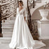 Elegant Sexy V-Neck Women Wedding Dresses Mopping Length Gowns