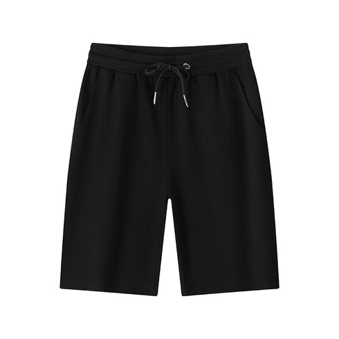 Men's Casual and Fashionable Pure Cotton Shorts with Drawstring
