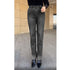 Elastic Waist Jeans For Women High Waist Wide Leg Denim Pants Loose Fit Casual Trousers
