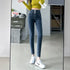 Women's High Waist Stretch Jeans - Fashionable Slim Denim Pants