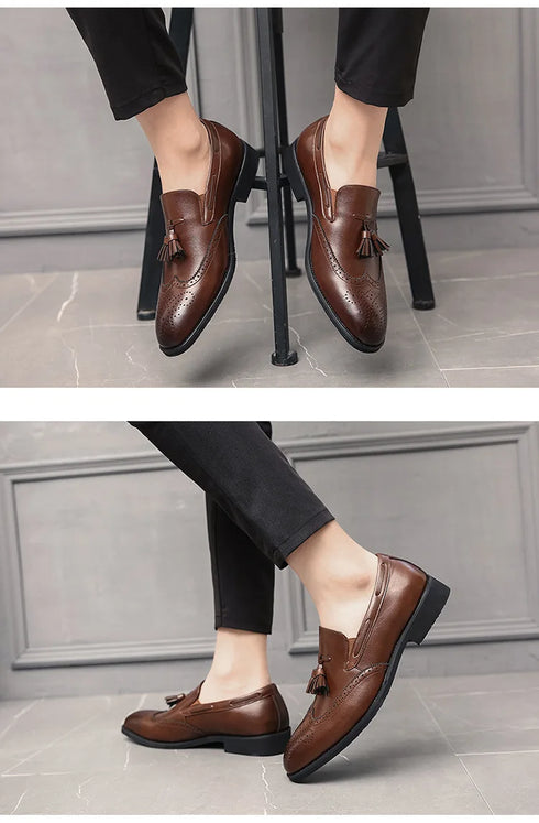 Luxury Suede Driving Loafers for Men - Casual and Business Formal Dress Footwear, Perfect for Weddings and Special Occasions