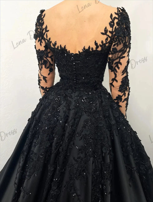 Customized Embroidered Lace Evening Dresses for Special Occasions
