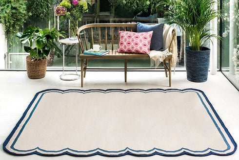 Minimalist Irregular Carpet for Living Room and Bedroom Creative Plush Rug for Large Area and Baby Crawling Mat