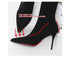 Sexy Sock Boots Knitting Stretch High Heels for Women Fashion Shoes Ankle Boots