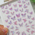 Adorable Pink Christmas Nail Art Stickers with Shiny Shells, Cute Snowflakes, Stars, and Wreaths - 5D Embossed Nail Decorations for Festive Nail Designs