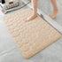 Mat Non Slip Cobblestone Embossed Bathroom Rug Memory Foam Doormat