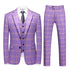 Men's Casual Three-Piece Suit Set for Fashion Business and Weddings